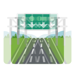 motorway and beating heart