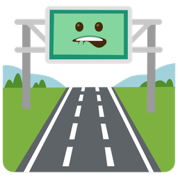 motorway and biting lip