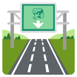 motorway and broccoli