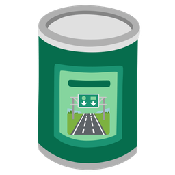 motorway and canned food