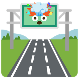 motorway and exploding head