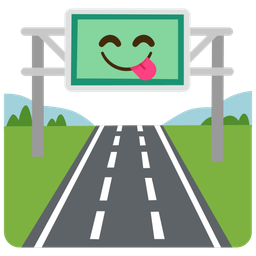 Motorway and Face savoring food