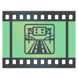 motorway and film frames