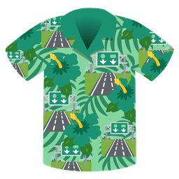 motorway and hibiscus