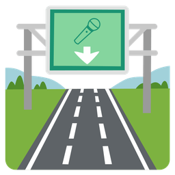 motorway and microphone