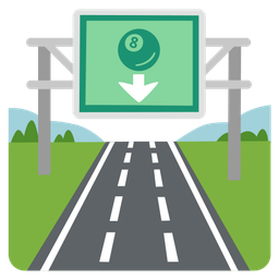 motorway and pool 8 ball