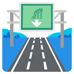 motorway and roller coaster
