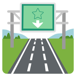 motorway and star