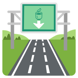 motorway and teacup without handle