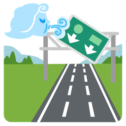 motorway and wind face