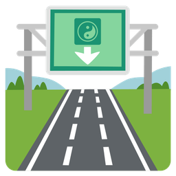 motorway and yin yang
