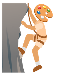 Mountain and Artist palette