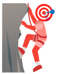 Mountain and Bow and arrow