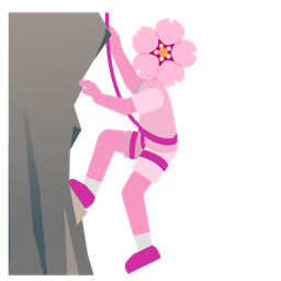 Mountain and Cherry blossom