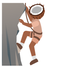 Mountain and Coconut