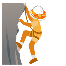 Mountain and Curry rice