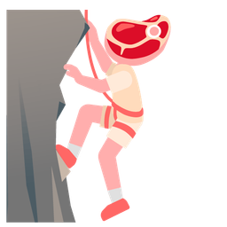 Mountain and Cut of meat