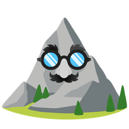 Mountain and Disguised face