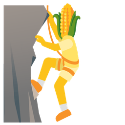 Mountain and Ear of corn