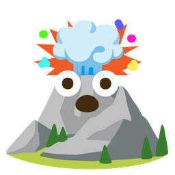 Mountain and Exploding head