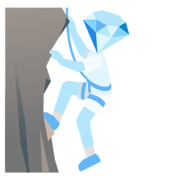 Mountain and Gem stone