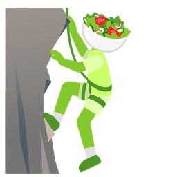 Mountain and Green salad