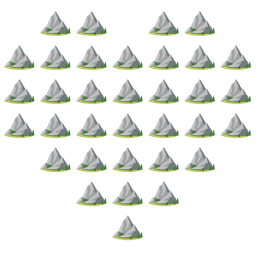 Mountain and Heart suit