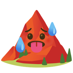 Mountain and Hot face