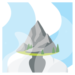 Mountain and Hot springs