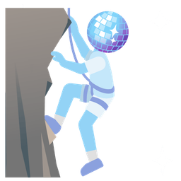 Mountain and Mirror ball