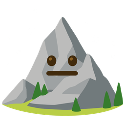 Mountain and Neutral face