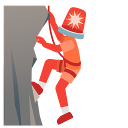 Mountain and Police car light