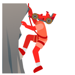 Mountain and Racing car