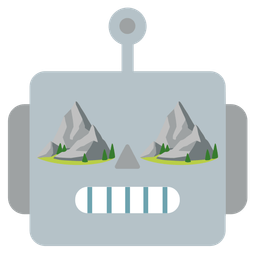 Mountain and Robot
