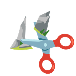 Mountain and Scissors