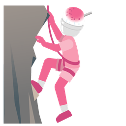 Mountain and Shaved ice