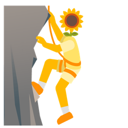 Mountain and Sunflower