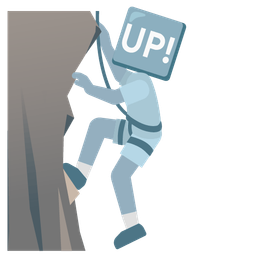 Mountain and UP! button