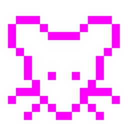 Mouse face and Alien monster