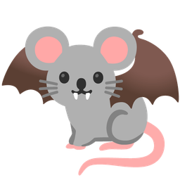 Mouse face and Bat