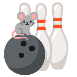 Mouse face and Bowling
