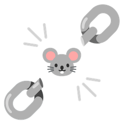 Mouse face and Chains