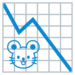 Mouse face and Chart decreasing
