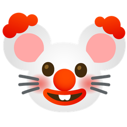 Mouse face and Clown face
