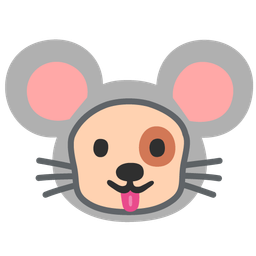 Mouse face and Dog face