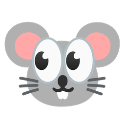 mouse face and eyes
