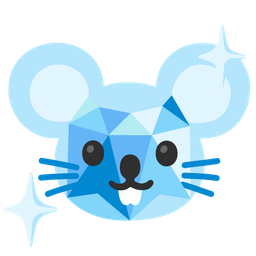 Mouse face and Gem stone