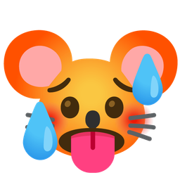 Mouse face and Hot face