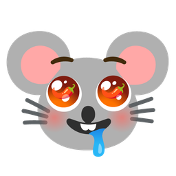 Mouse face and Hot pepper