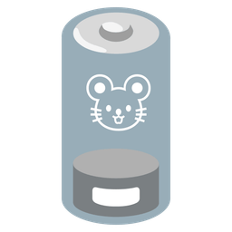 Mouse face and Low battery